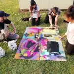 Street Arts Hire graffiti session